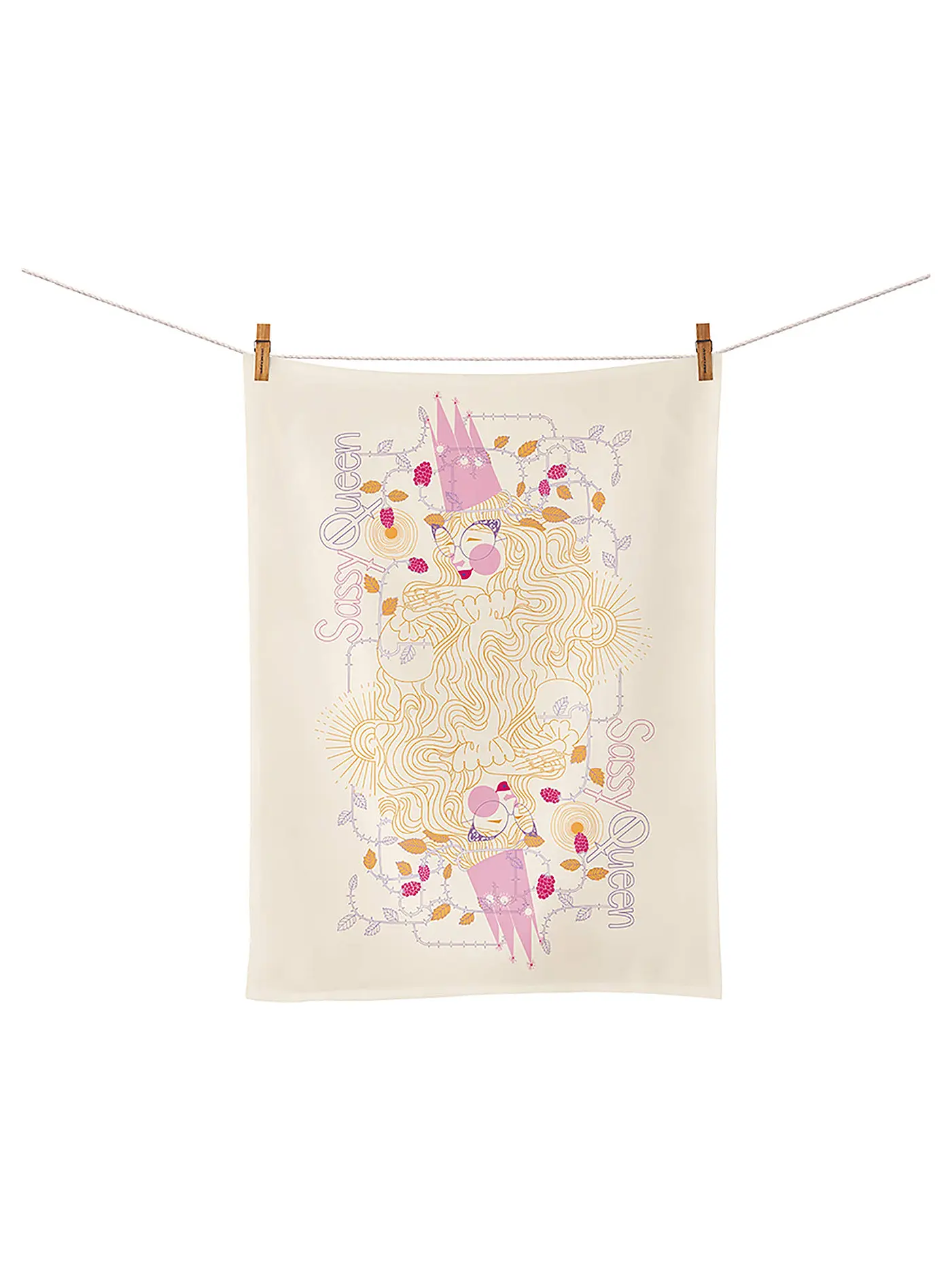 CHIC.MIC | Geschirrtuch 50x70cm Lets go to the beach | bunt